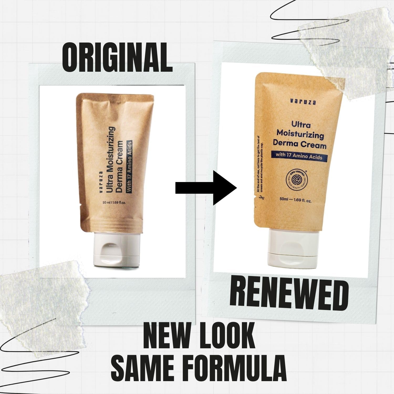 Ultra Moisturizing Derma Facial Cream - Oil Free Deep Hydrating Face Moisturizer for Dry & Sensitive Skin | Vegan, EWG Verified Korean Skincare with Hyaluronic Acid & Amino Acids | Non-Sticky, Unscented Lotion for Day & Night Use | Perfect for Daily Hydration & Anti-Aging Routine