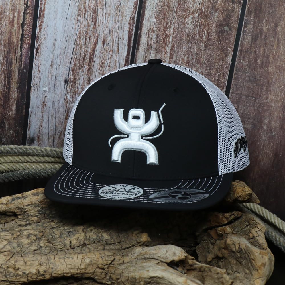 HOOEY Arc Adjustable Snapback Mesh Back Trucker Hat for Men - Breathable & Stylish Baseball Cap for Outdoor, Sports, and Casual Wear