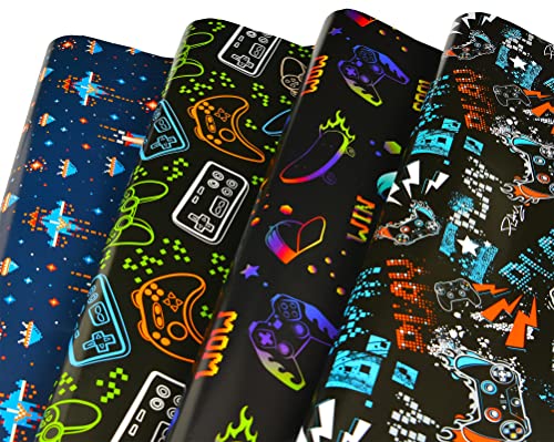 Gaming Wrapping Paper(12 sheets)