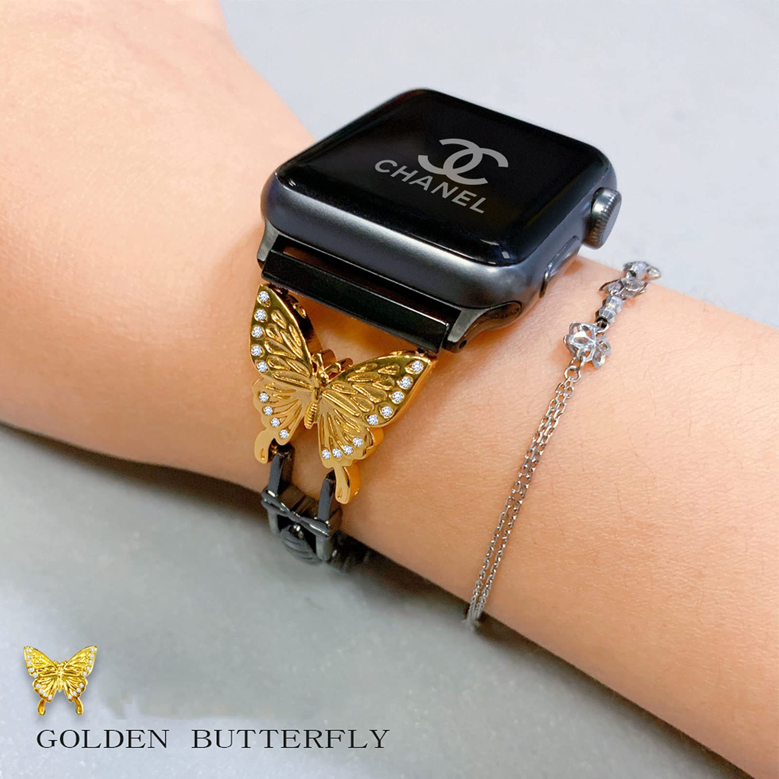 Compatible with Apple Watch 42mm Stylish Band - Perfect for Workouts, Office & Everyday Wear
