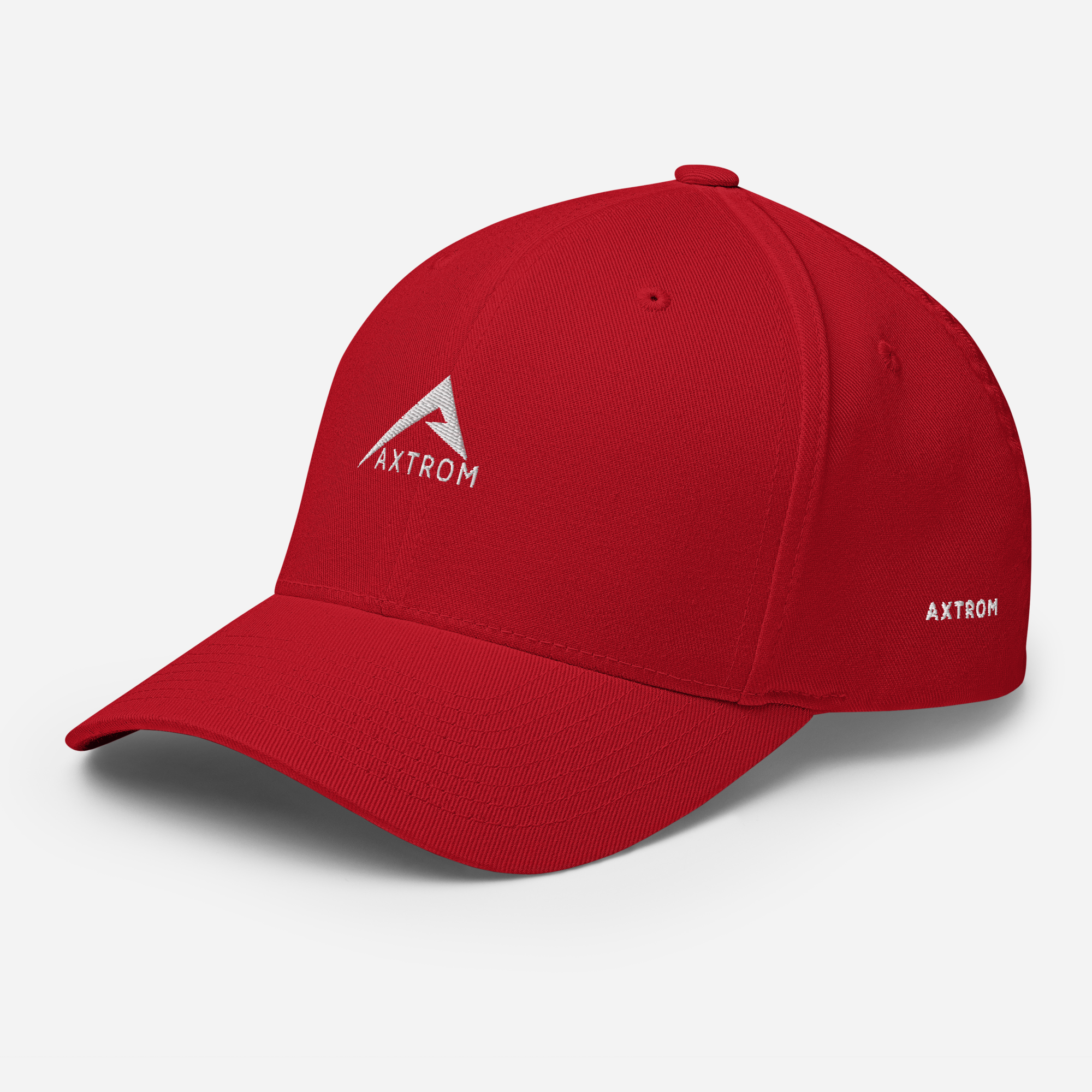 Flexfit Baseball Cap (White/Red) - Adjustable & Comfortable for Men & Women - Perfect for Outdoor Sports, Casual Wear & Sun Protection