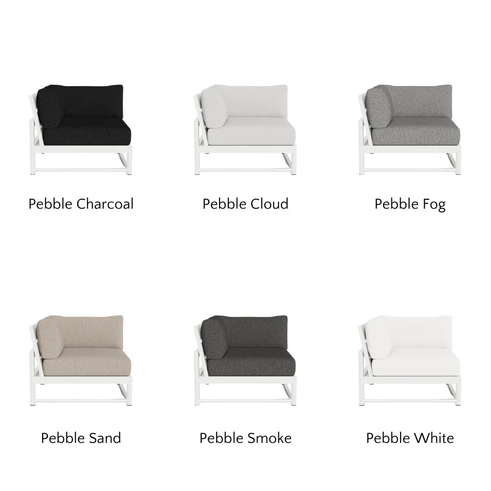 Breeze XL Outdoor Corner Sectional Sofa - Waterproof Patio Furniture Set with Cushions for Backyard, Poolside & Garden Relaxation