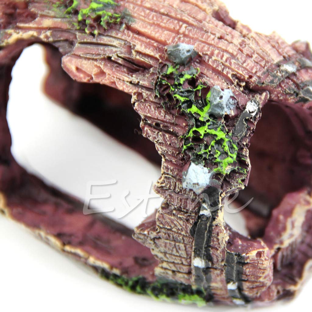 Youngy Aquarium Rockery Ornament - Fish Tank Hiding Cave & Mountain Landscape Decoration for Betta, Shrimp & Small Fish - Perfect for Aquascaping & Natural Habitat Setup