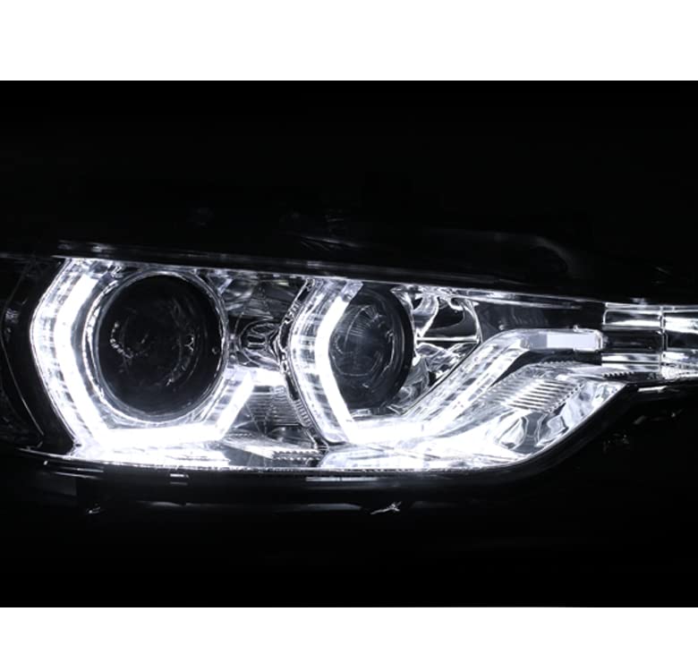 High Performance LED Chrome Projector Headlights with 6
