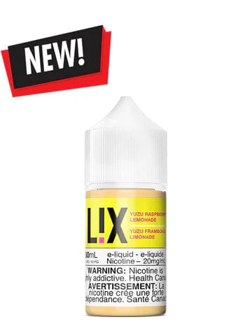Yuzu Raspberry Lemonade Salt - LiX Nic Salts 30mL | Refreshing Vape Juice for All-Day Enjoyment | Perfect for Pod Systems & Vape Pens