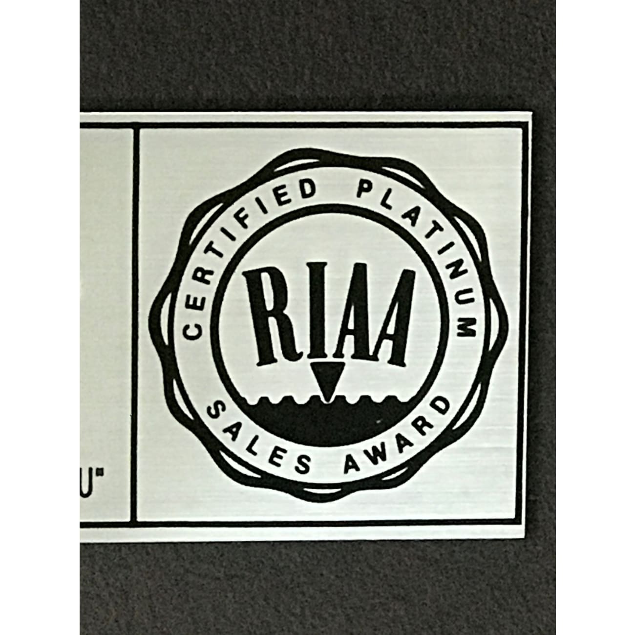 AC/DC For Those About To Rock RIAA Platinum Album Award - Official Music Collectible for Fans & Home Decor - Perfect for Rock Music Lovers & Memorabilia Displays