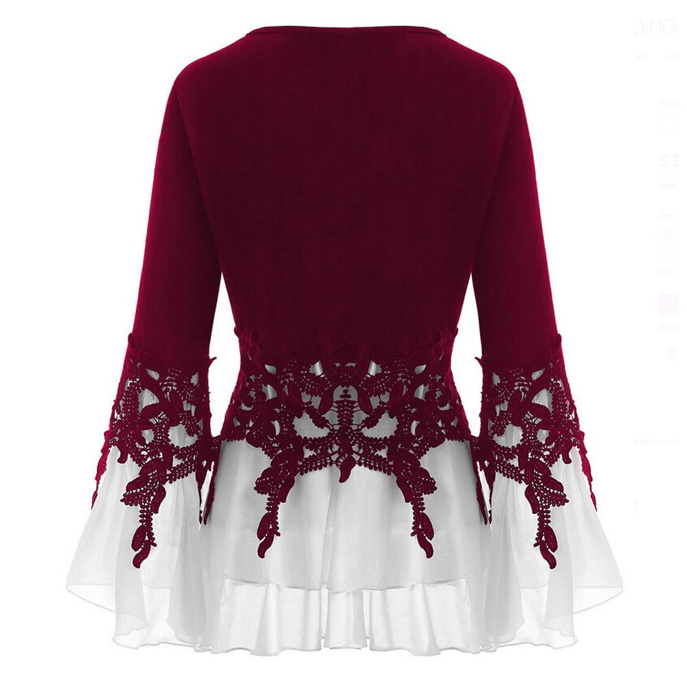 Elegant Women's Casual Flowy Chiffon Blouse with V-Neck & Long Sleeves - Perfect for Office Wear, Date Nights & Spring Outfits
