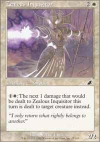 Magic: the Gathering - Zealous Inquisitor - Scourge Card | MTG Collectible Trading Card Game | Perfect for Commander Decks and Competitive Play