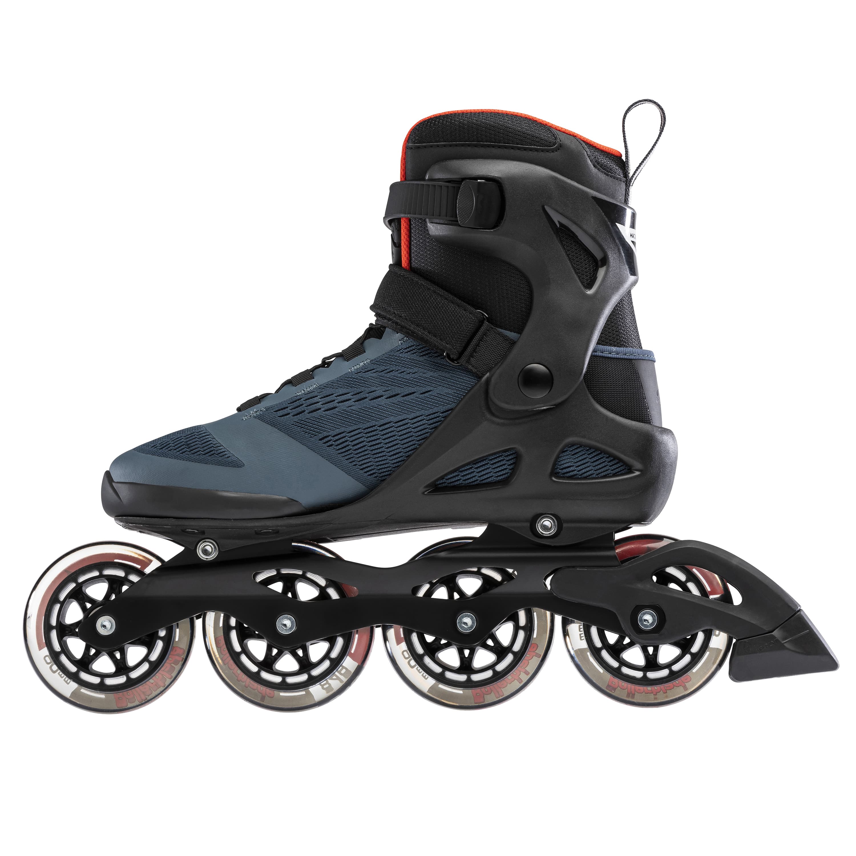 Rollerblade Macroblade 90 Inline Skates - Orion Blue/Spicy Orange | Comfortable Fitness & Recreational Roller Skates for Men & Women | Perfect for Outdoor Exercise, Park Trails & Weekend Fun