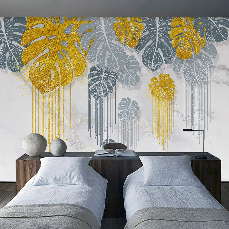 Leaf Wallpaper - Stunning Botanical Designs by Shop Dripping | Nature-Inspired Home Decor for Living Room & Bedroom