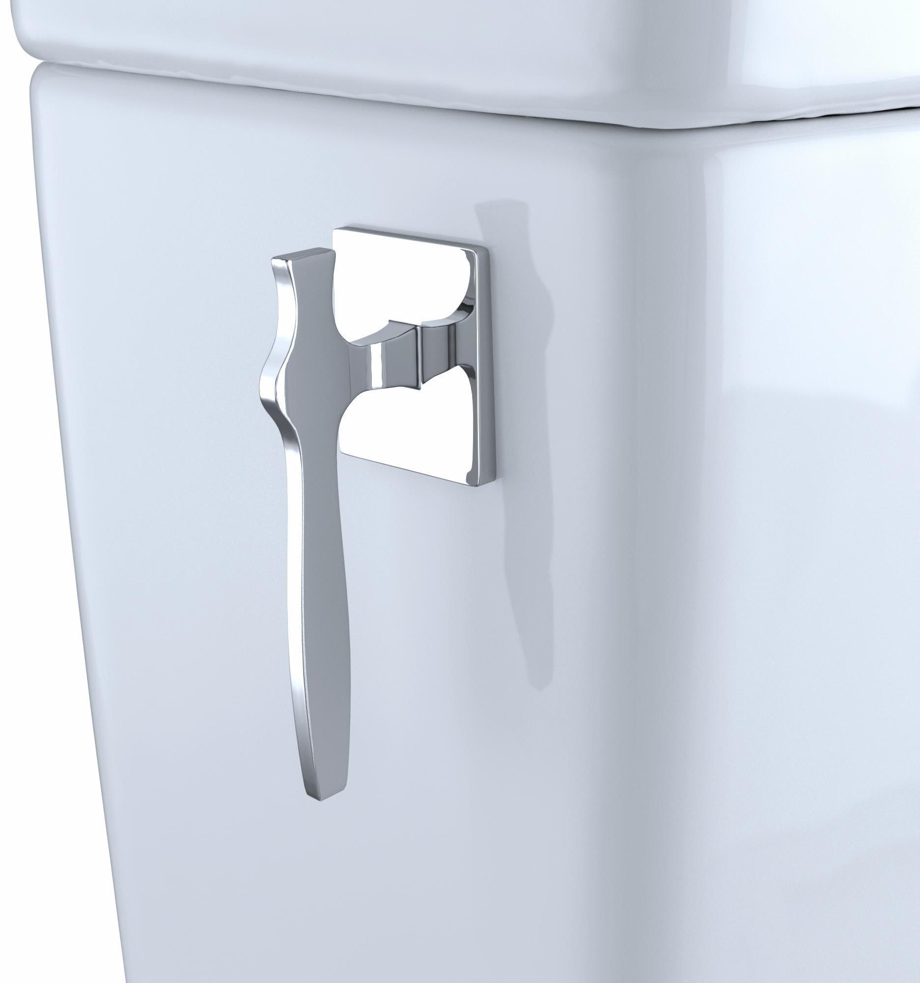 Aimes Elongated 1.28 GPF One-Piece Toilet with Soft-Close Seat in Cotton White - Water-Efficient Bathroom Upgrade for Modern Homes (Model MS626124CEFG#01) - Perfect for Small Bathrooms & Eco-Friendly Living Spaces