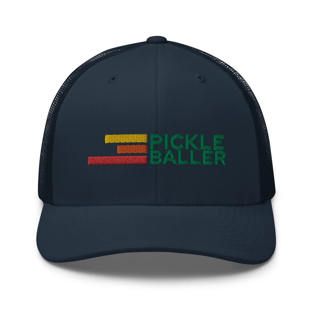 Retro Pickleball Hat for Men & Women - Stylish Unisex Pickleball Accessories & Gifts - Perfect for Court Games, Outdoor Sports & Casual Wear