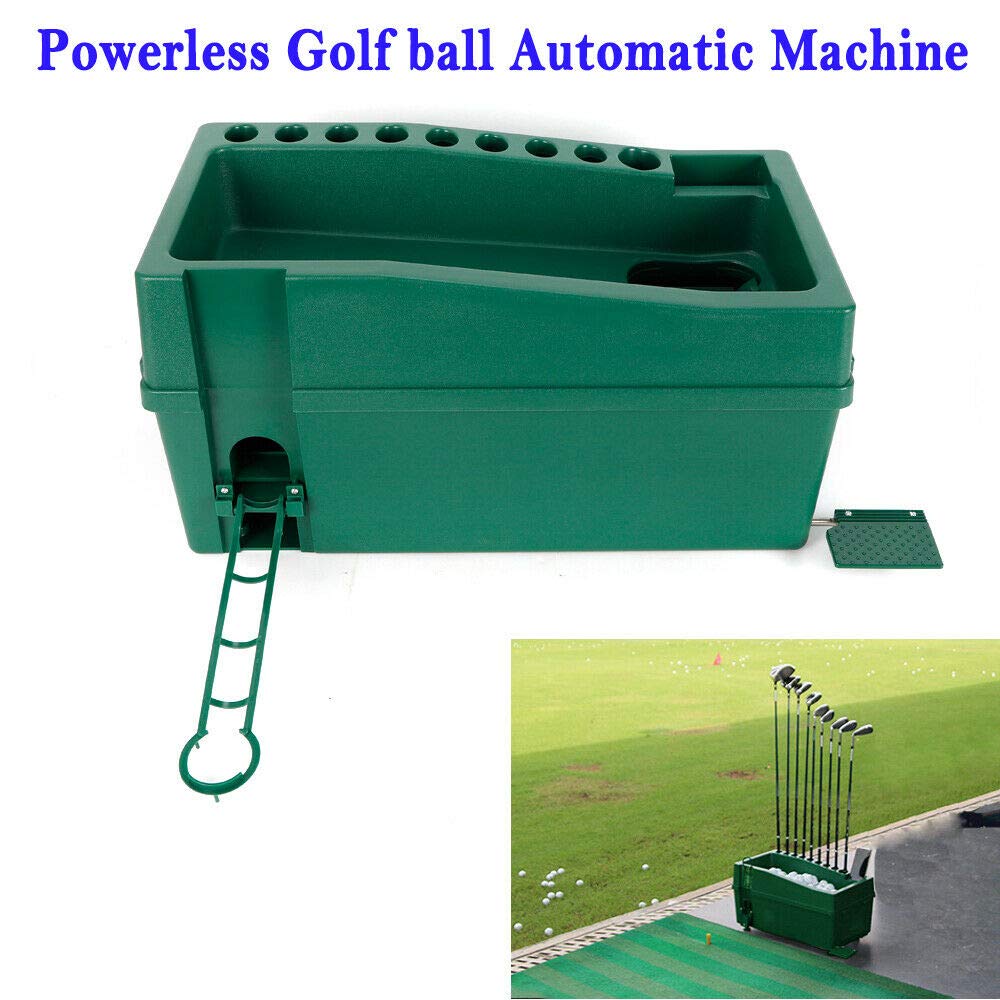 LOYALHEARTDY Automatic Golf Ball Dispenser - Battery-Free Golf Ball Machine with Adjustable Stand | Perfect for Driving Range Practice & Backyard Golf Training