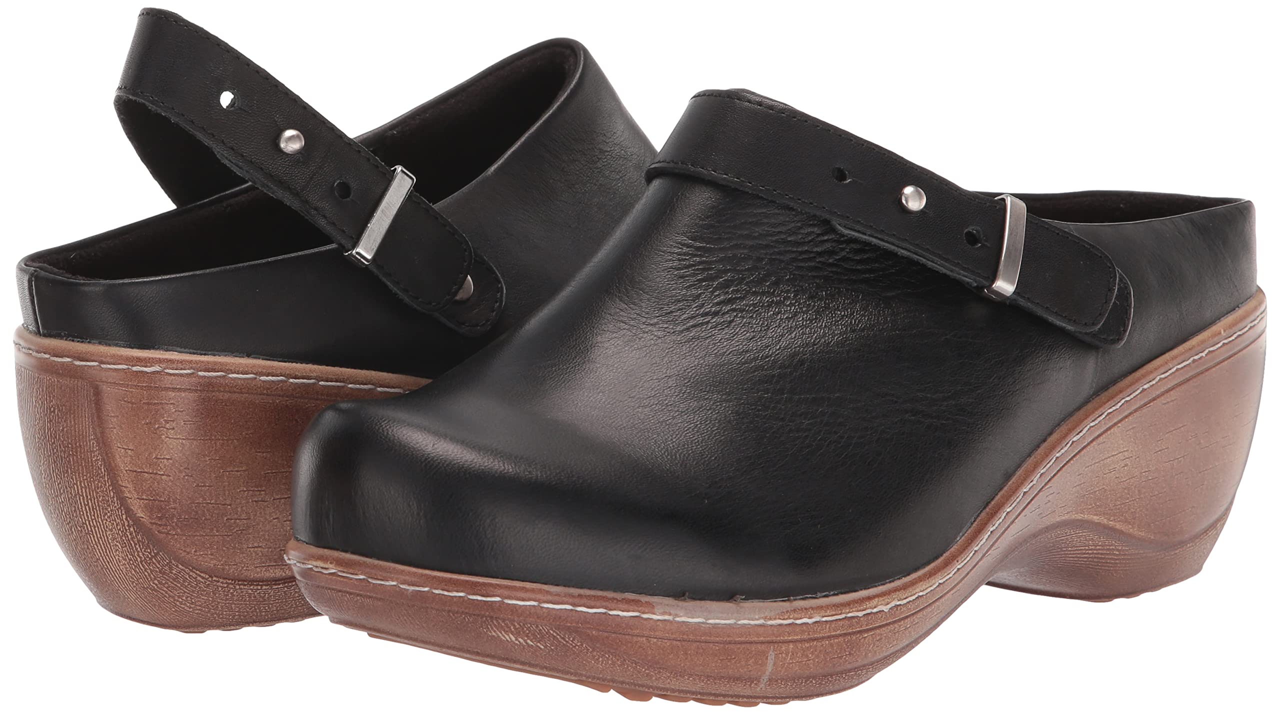 SoftWalk Women's Comfortable Slip-On Clogs - Lightweight & Supportive Shoes for Nurses, Teachers & Healthcare Workers - Perfect for Work, Errands & Indoor Use