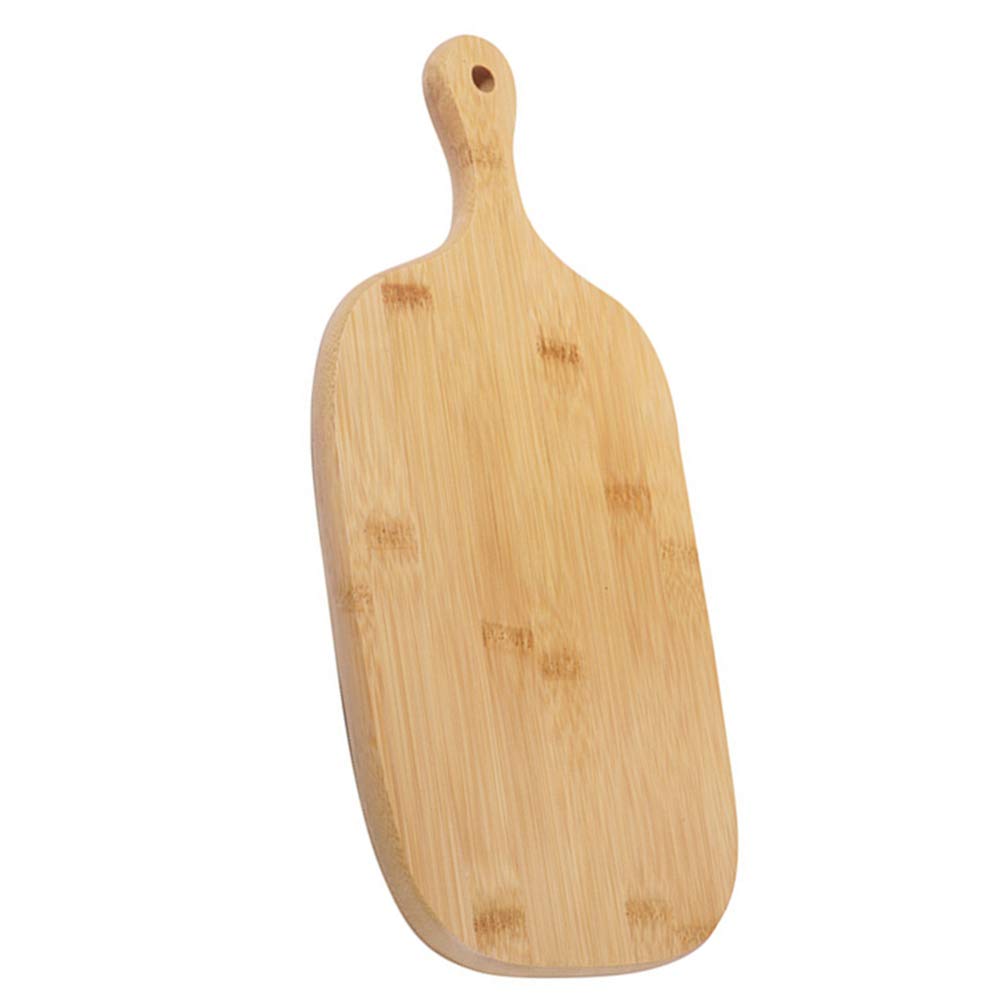 Premium Organic Bamboo Cutting Board with Handle - Eco-Friendly Kitchen Chopping Board for Fruits, Vegetables, Bread & Meat - Perfect for Home Cooking, Meal Prep & Entertaining