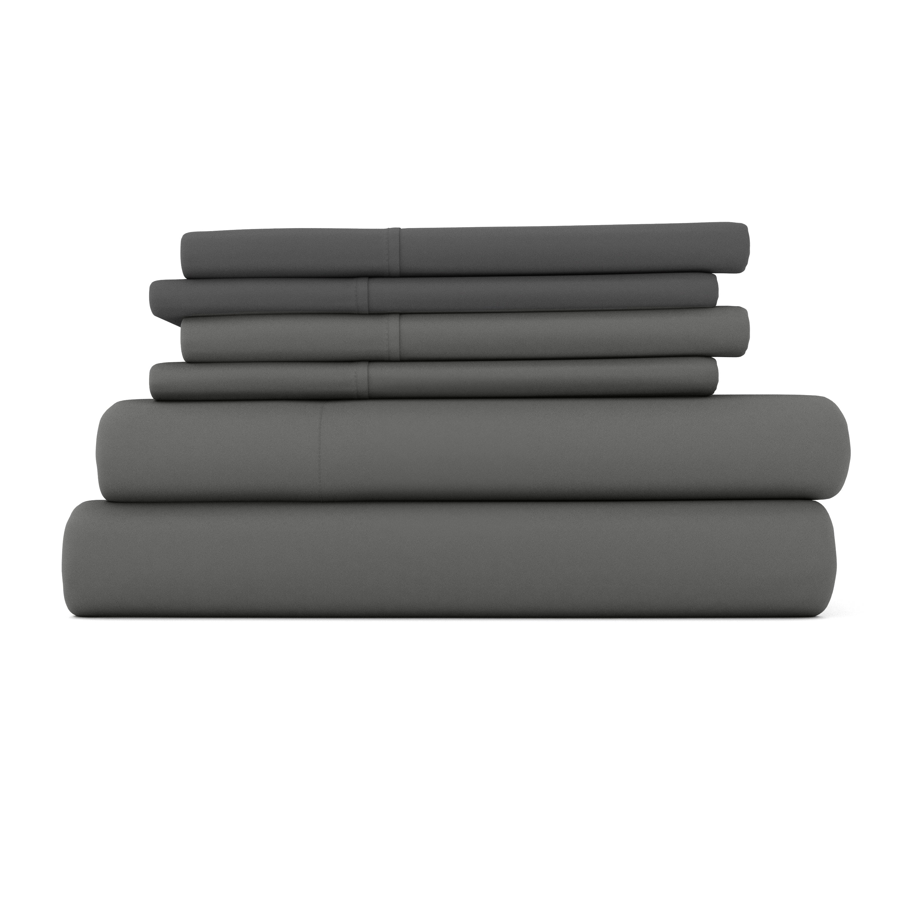 6-Piece Essential Sheet Set - Soft & Breathable Bed Sheets for Ultimate Comfort - Perfect for Home, Hotel, and Dorm Room Use