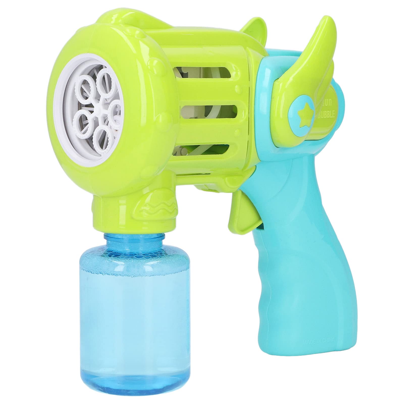 SOONALL Kids Electric Bubble Machine - Automatic Bubble Blower with LED Lights, 120ml Bubble Solution - Fun Outdoor & Party Toy for Children (Blue) | Perfect for Backyard Play, Birthday Parties, and Summer Activities