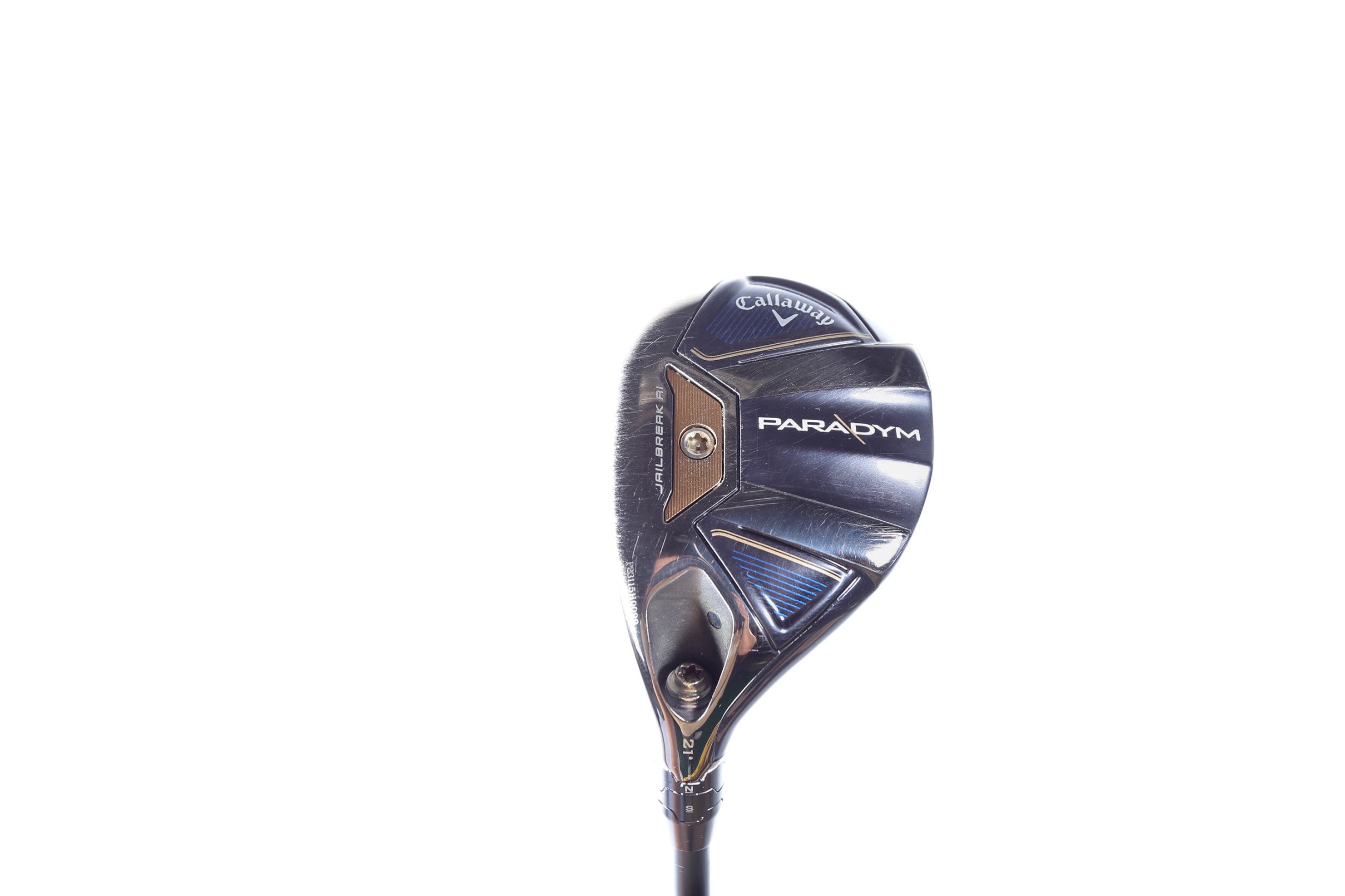 Used Callaway Paradym 4H Hybrid Golf Club - Left Handed 21° Stiff Flex - Perfect for Left-Handed Golfers & Driving Range Practice