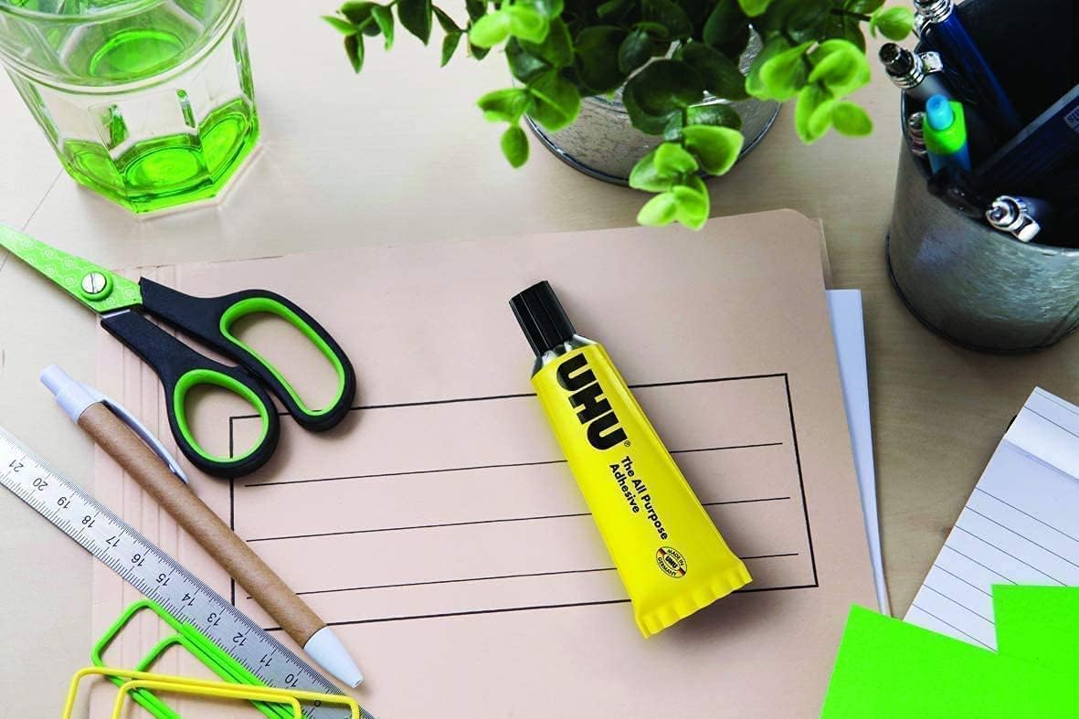UHU All-Purpose Glue Sticks 20g - Strong Adhesive for Paper, Wood, Fabric & Crafts - Perfect for School Projects, DIY, Scrapbooking & Home Repairs