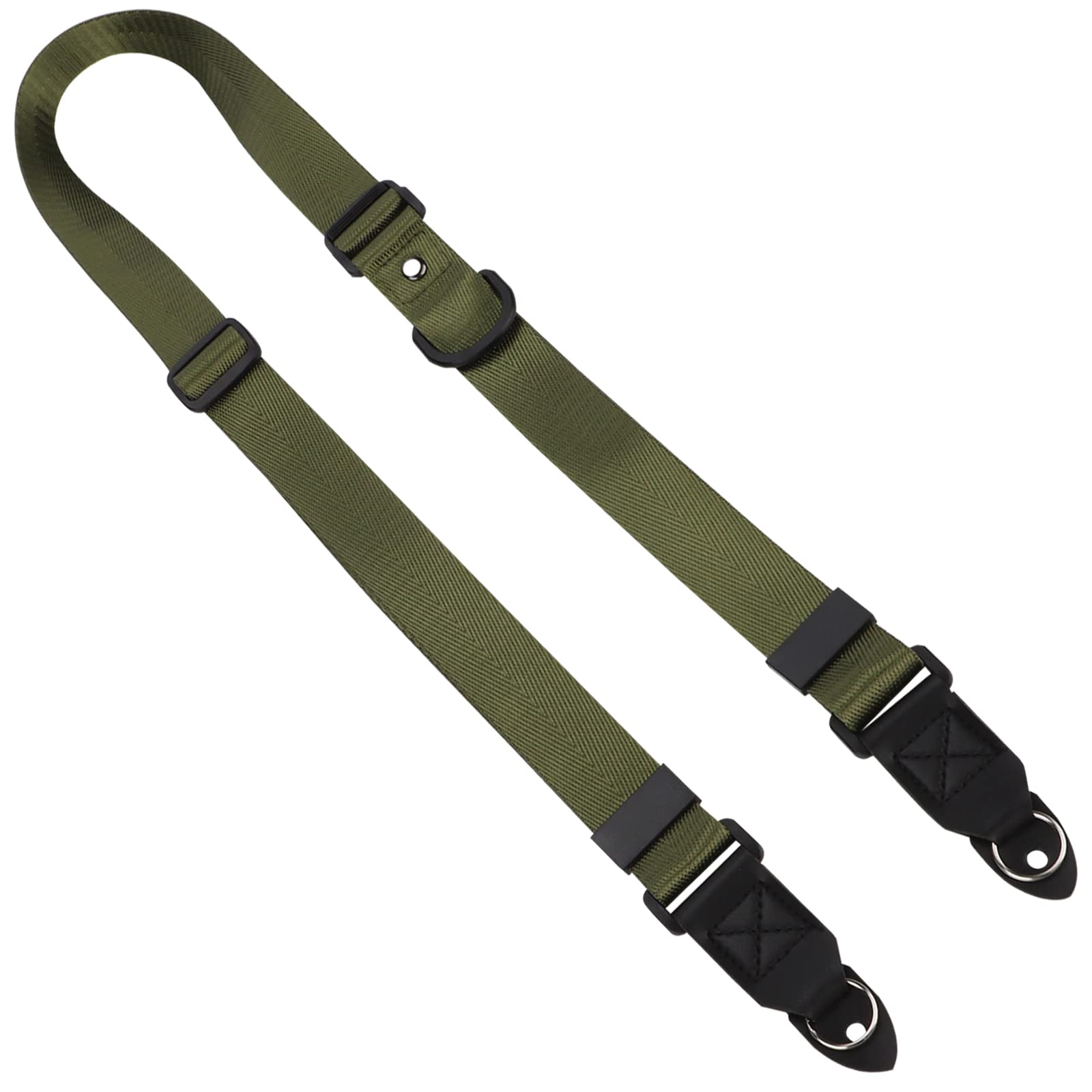 Adjustable Camera Strap Shoulder Sling - Universal DSLR Neck Belt Compatible with Canon, Nikon, Fujifilm, Leica Mirrorless & SLR Cameras - Vibrant Army Green Design for Travel, Photography & Outdoor Adventures