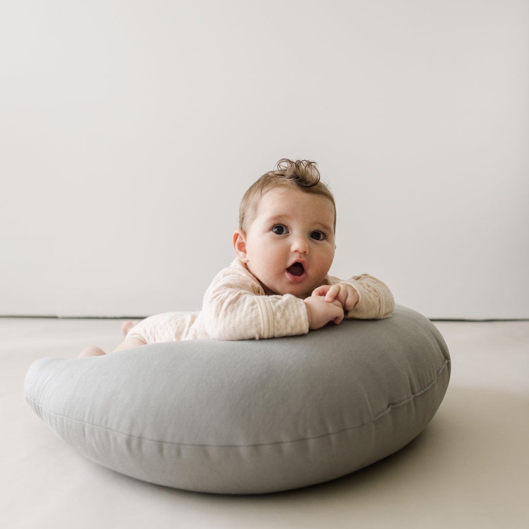 Organic Snuggle Me Nursing Pillow for Breastfeeding Support - Comfortable & Ergonomic Baby Feeding Pillow for Newborns & Infants - Perfect for Nursing, Bottle Feeding & Cuddling at Home or On-the-Go