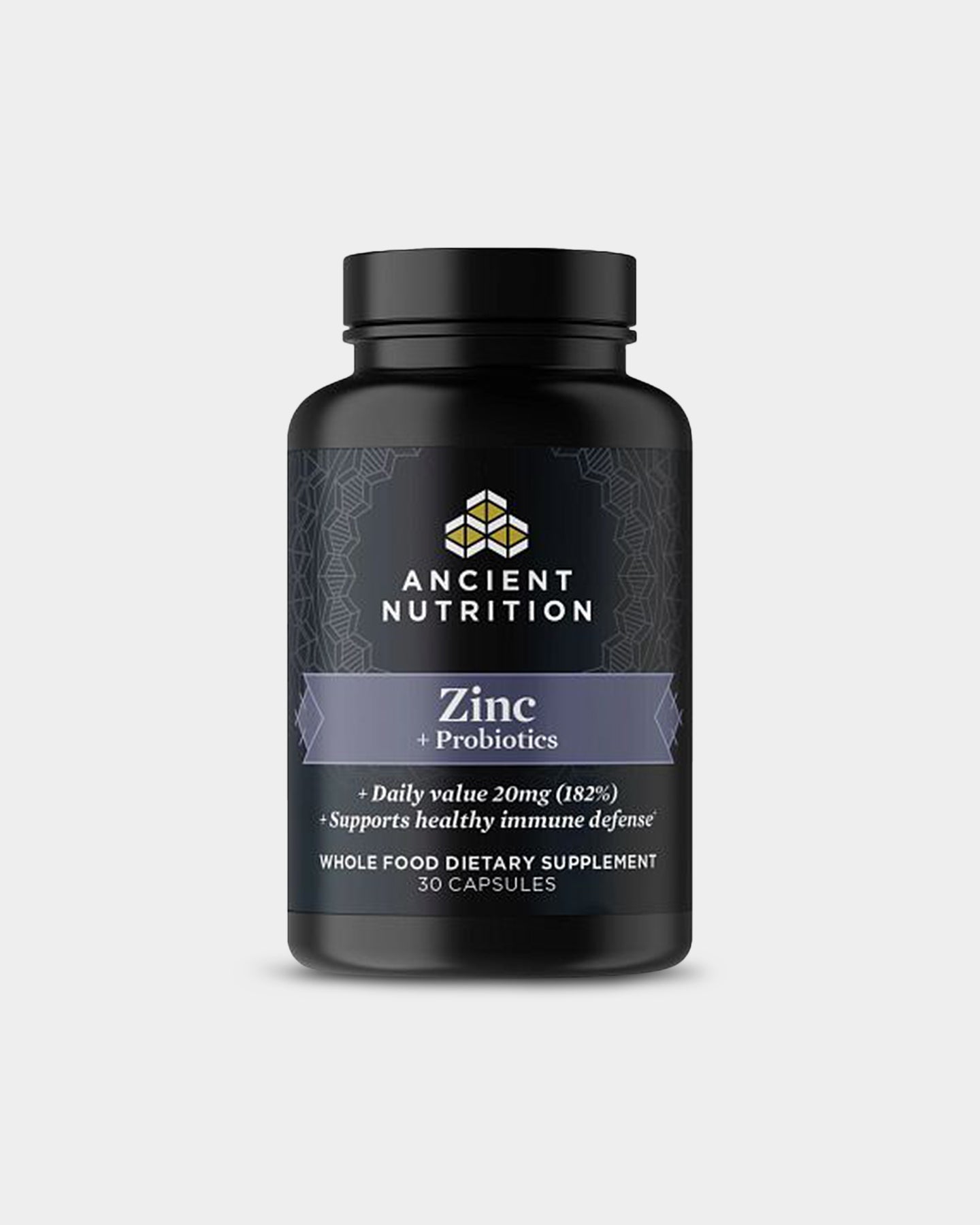 Ancient Nutrition Zinc + Probiotics Supplement - Immune Support & Gut Health - for Daily Wellness, Travel & Immune Defense