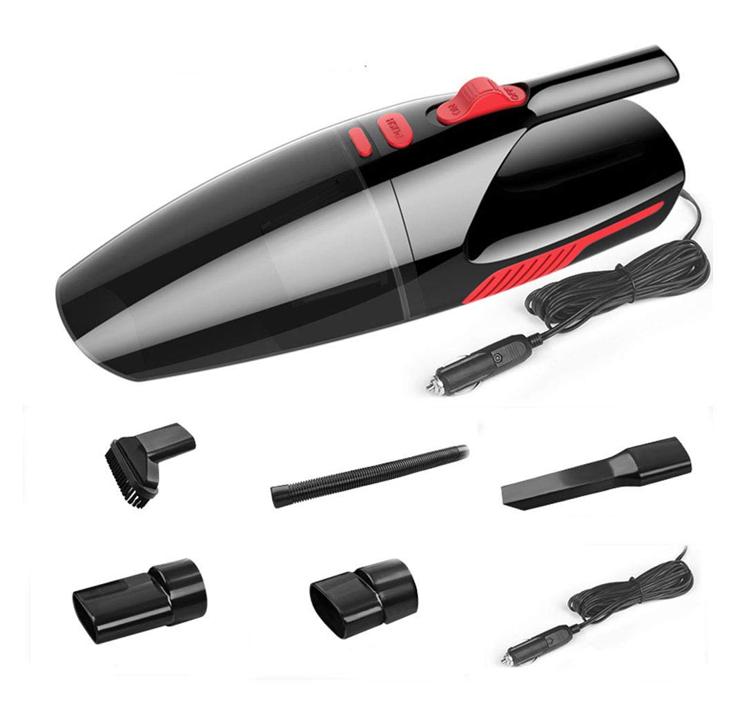 120W High-Power Manual Vacuum Cleaner for Cars - Portable Handheld Car Vacuum Cleaner with Fast Cleaning | Perfect for Car Interiors, Seats, and Tight Spaces