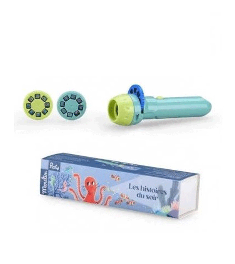 The Adventures of Paulie Storybook Torch by Moulin Roty - Kids Night Light & Bedtime Reading Companion for Cozy Storytime