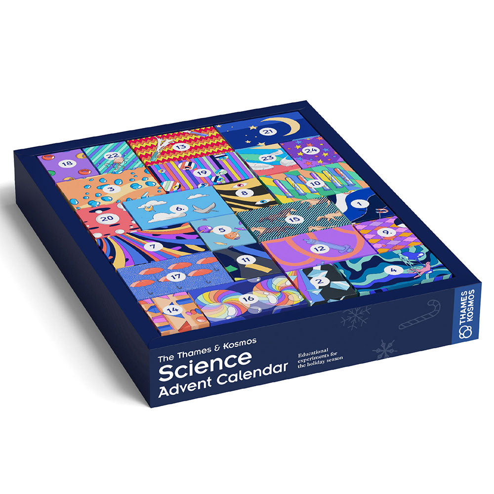 Thames & Kosmos Science Advent Calendar - 24 Days of STEM Experiments & Educational Activities for Kids | Perfect for Holiday Learning & Christmas Countdown