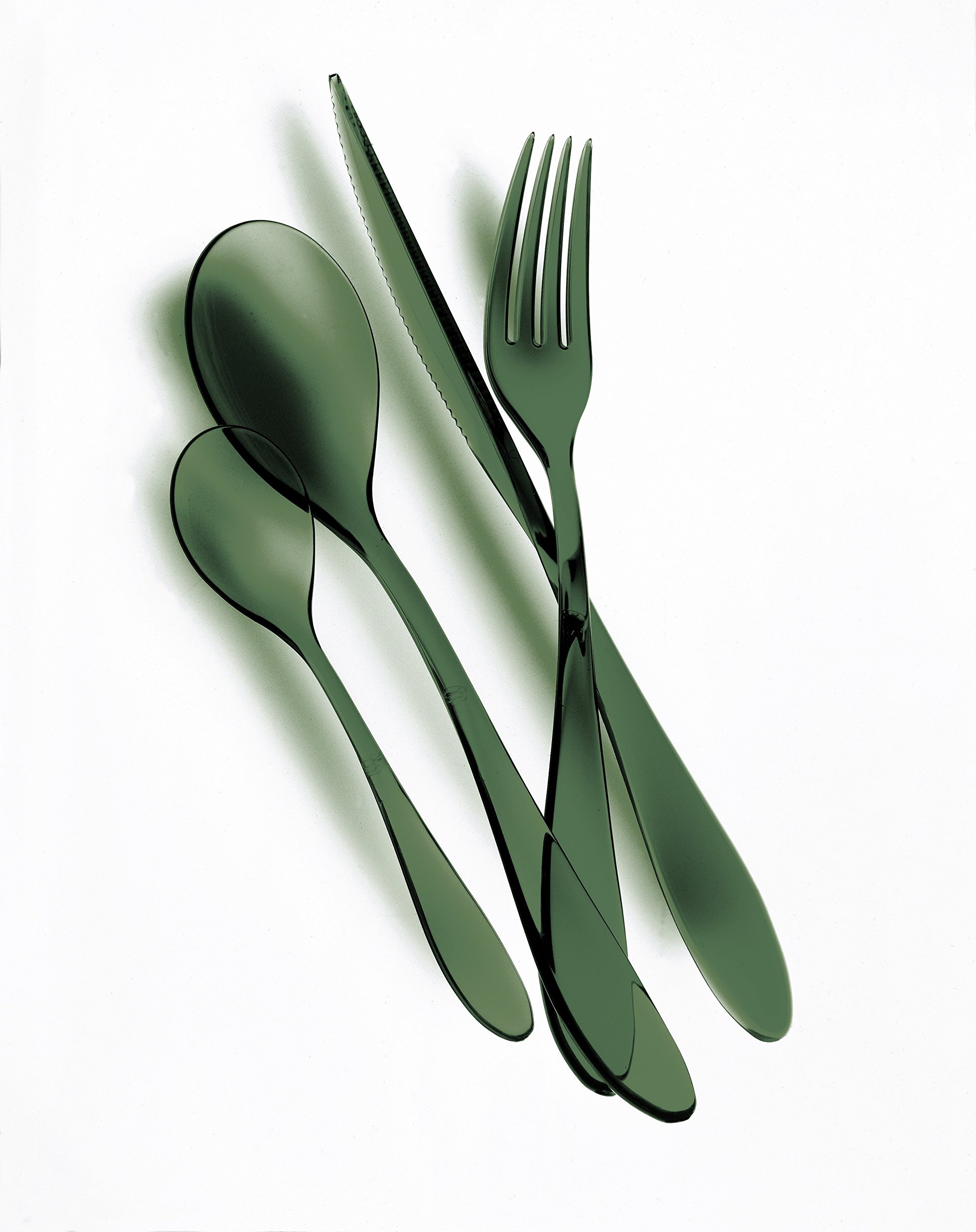 MEPRA Premium Onyx Party Supplies - Elegant Disposable Tableware for Birthday, Wedding & Holiday Celebrations