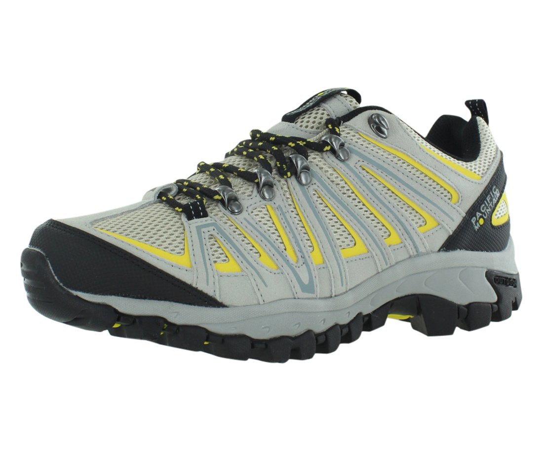 Men's Hiking Boots Size 7.5 - Cream & Yellow for Outdoor Adventures