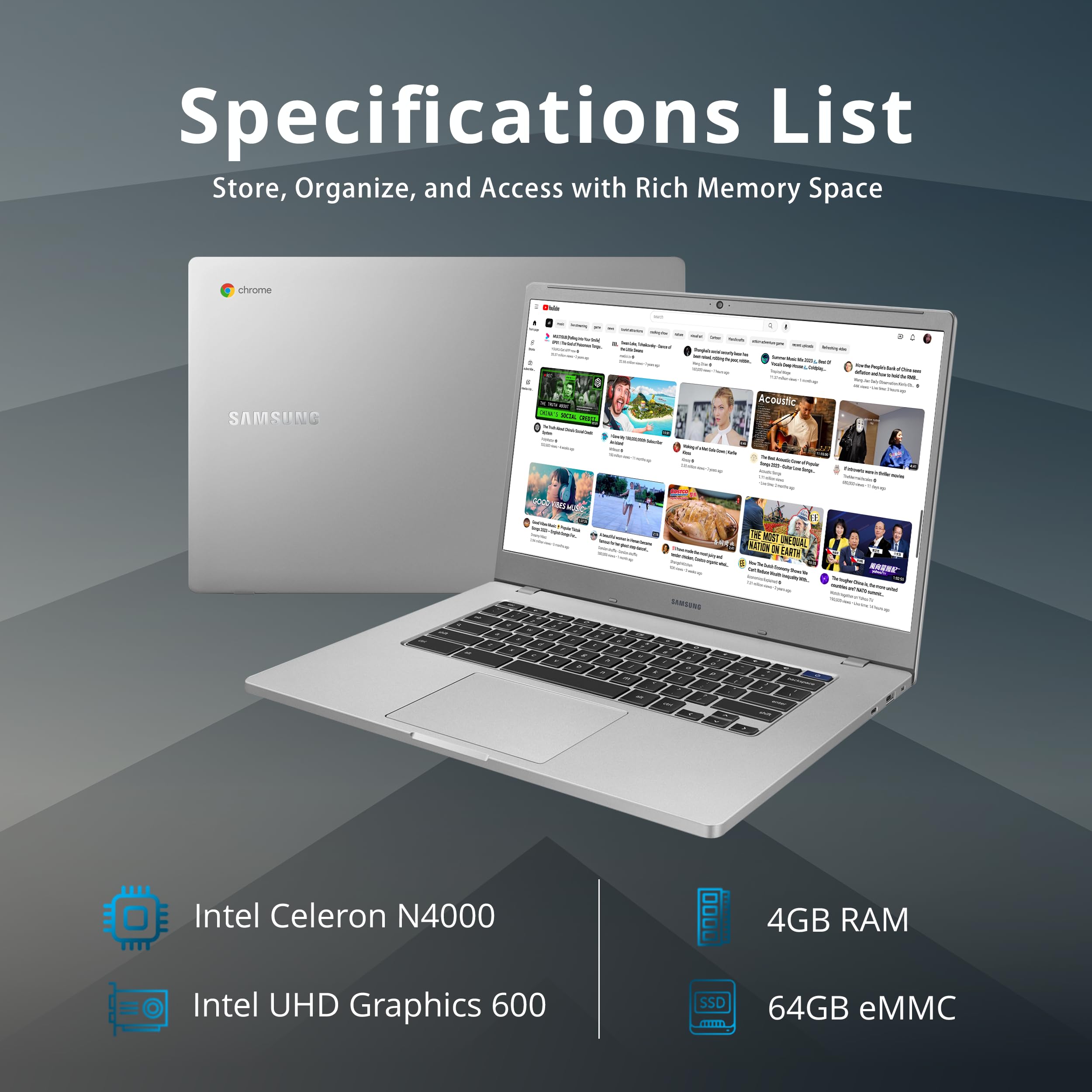 Samsung Chromebook 4+ 15.6