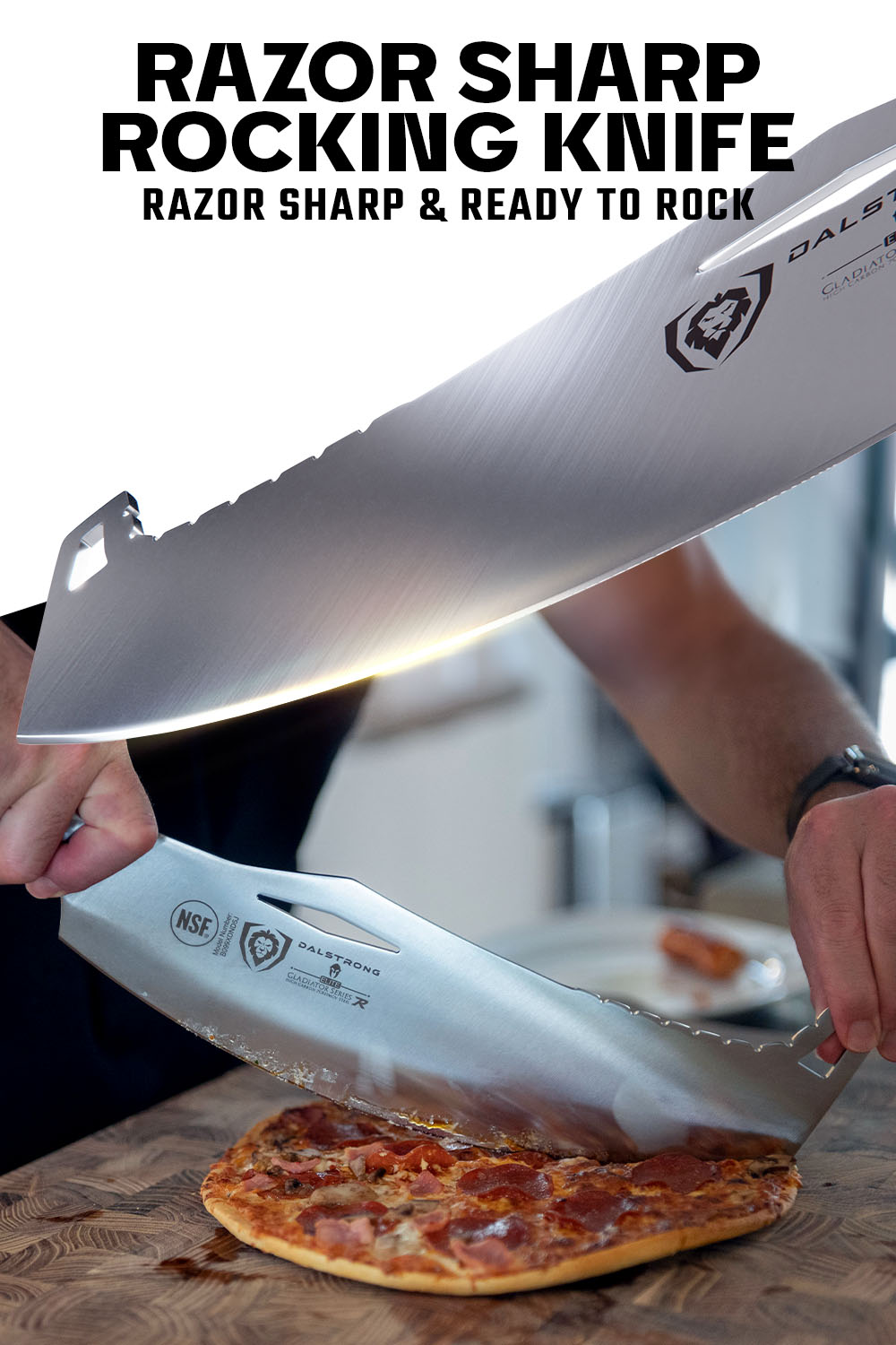 Dalstrong Gladiator Series Rocking Cleaver Knife 12