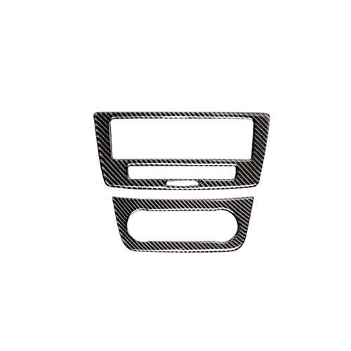 Premium Carbon Fiber Center Console & AC Panel Trim Cover Set (2pcs) for Mercedes-Benz GLE W166 Coupe C292 (2015-2019) - Upgrade Interior Styling & Protect from Scratches - Perfect for Car Enthusiasts & Luxury Vehicle Owners