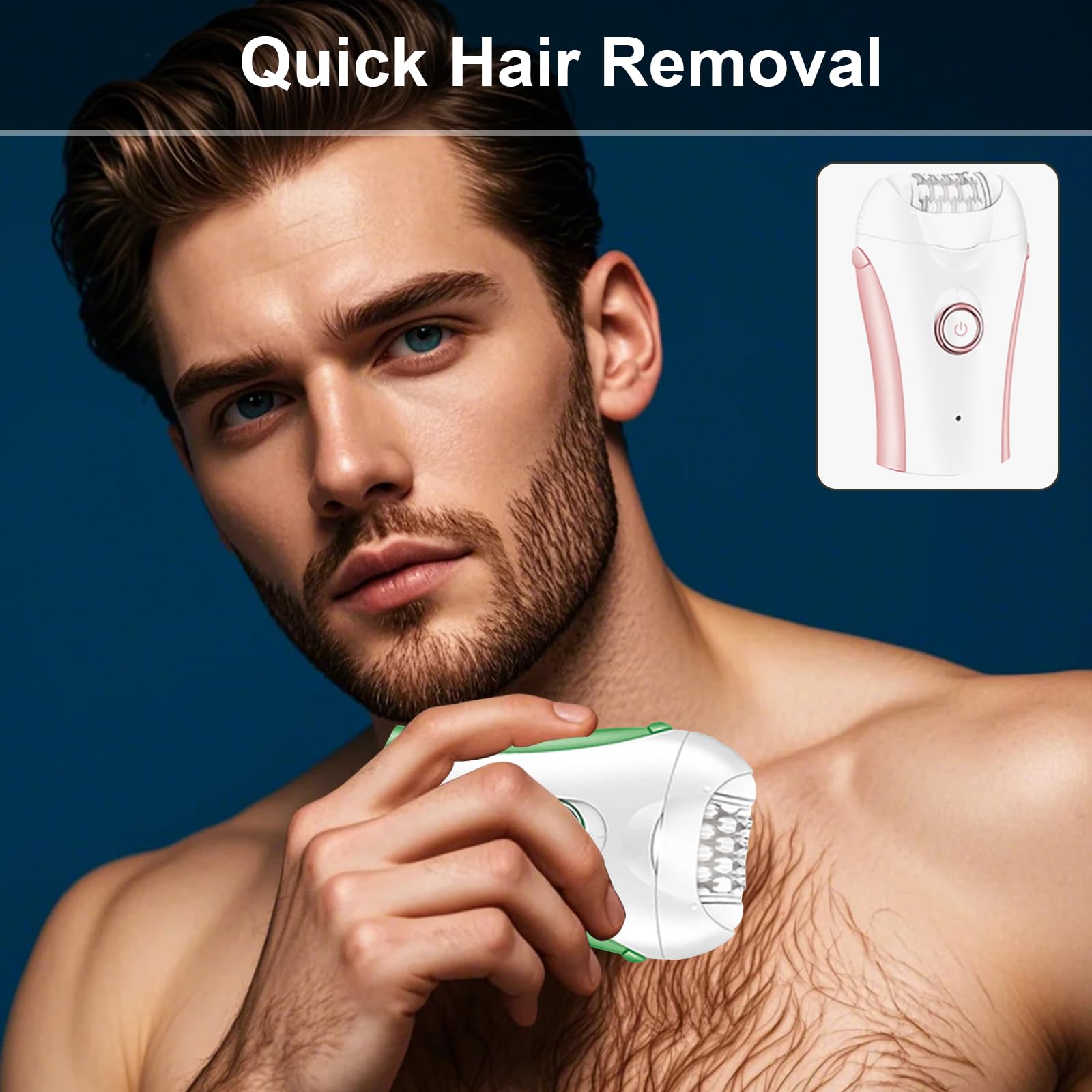 Electric Shavers for Men & Women - USB Rechargeable Body Hair Trimmer with ABS Texture - Perfect for Travel, Gym & Home Use