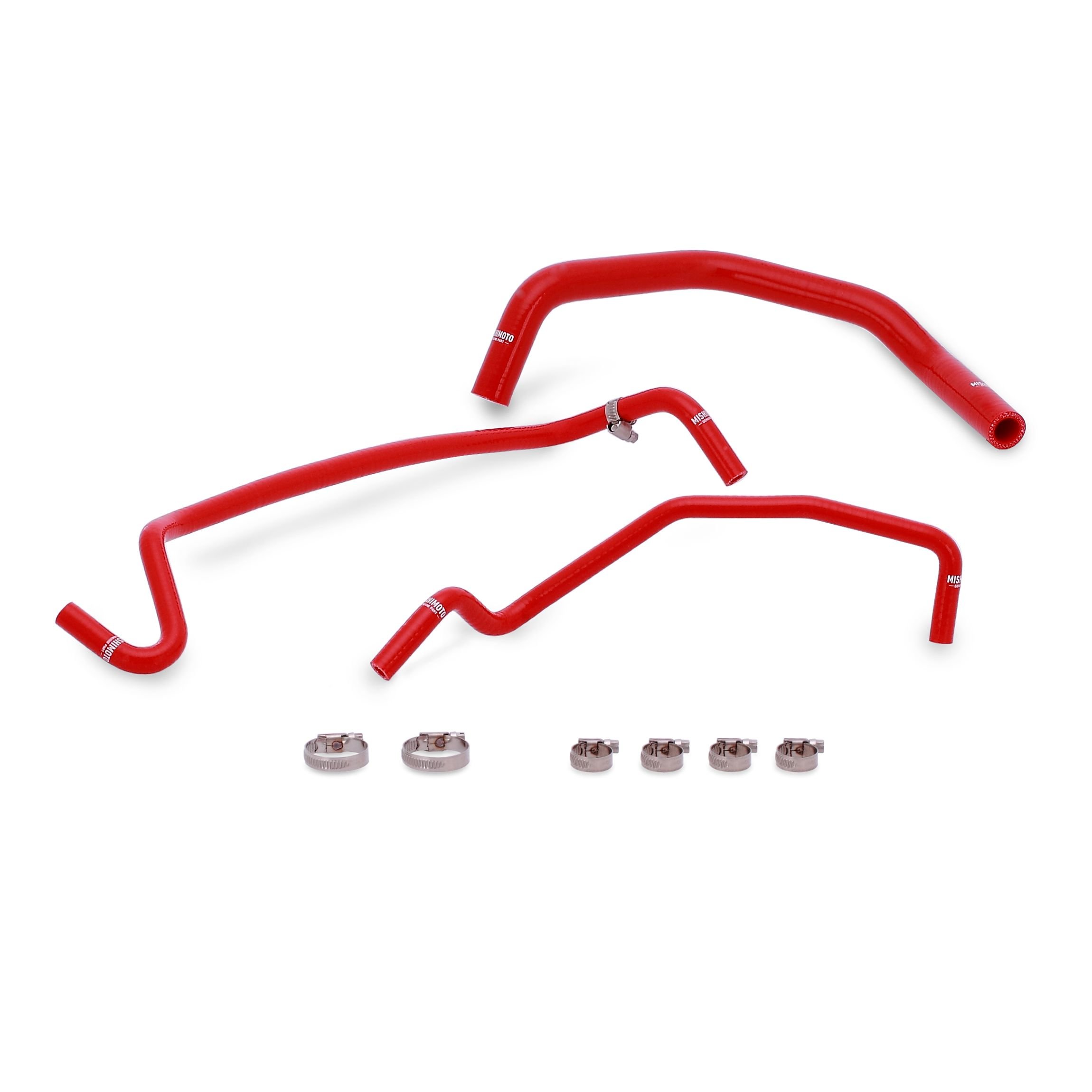 MISHIMOTO Silicone Coolant Hose Kit for Mustang GT 5.0L V8 - High Performance Red Replacement Hoses - Perfect for Racing, Daily Driving & Engine Upgrades