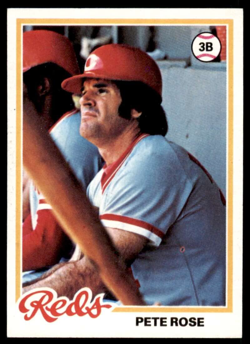1978 Topps #20 Pete Rose Baseball Card - Vintage MLB Collectible for Fans & Memorabilia Enthusiasts