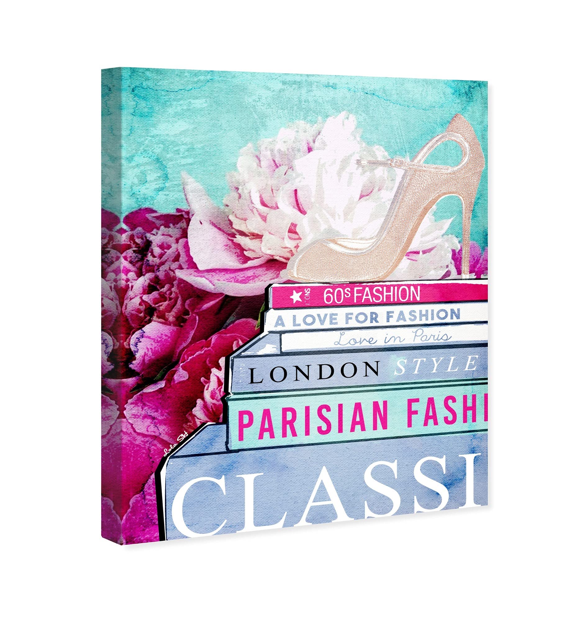 Oliver Gal Artist Co. Fashion & Glam Wall Art Canvas Prints - 'What's On My Mind Fashion' Books - Perfect for Home Decor, Office & Gift Giving