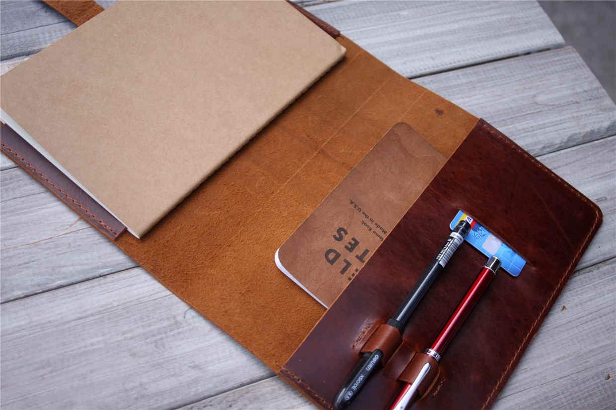 Premium Genuine Leather Notebook - Elegant Journal for Writing, Note Taking & Gift Giving - Perfect for Business, Travel & Daily Use