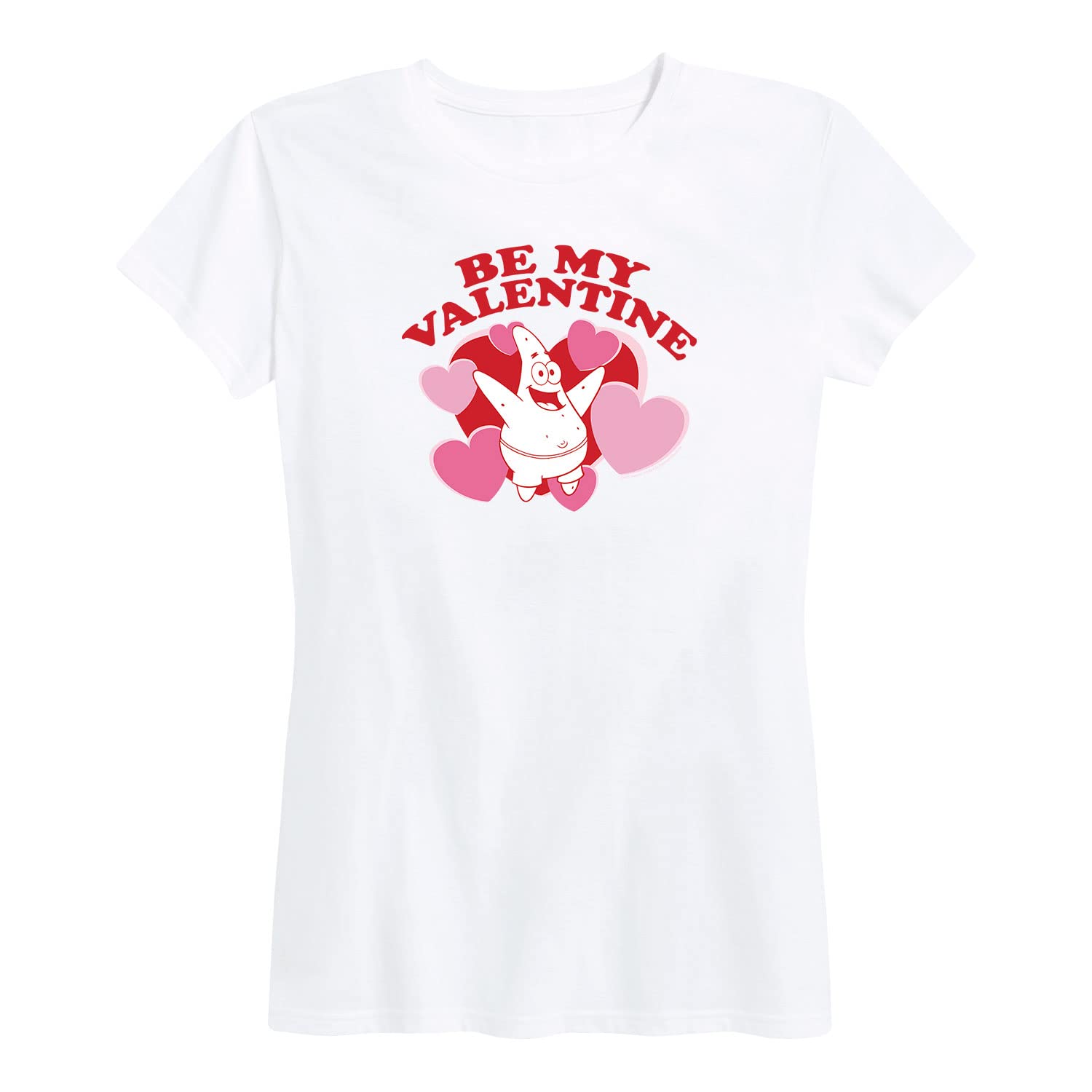 Spongebob Squarepants Heartbreaker Graphic T-Shirt for Women - Soft Short Sleeve Casual Tee - Perfect for Daily Wear, Gifts & Anime Fans