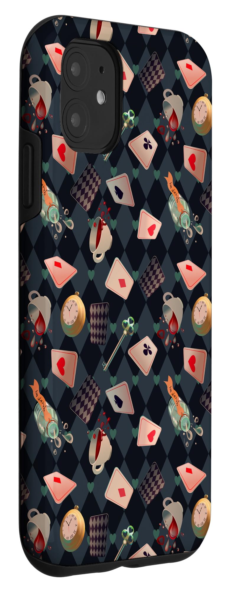 iPhone 11 Case - Cute Alice in Wonderland Fairytale Design Protective Cover | Perfect Gift for Disney Fans, Women & Teens | Great for Daily Use, School & Travel
