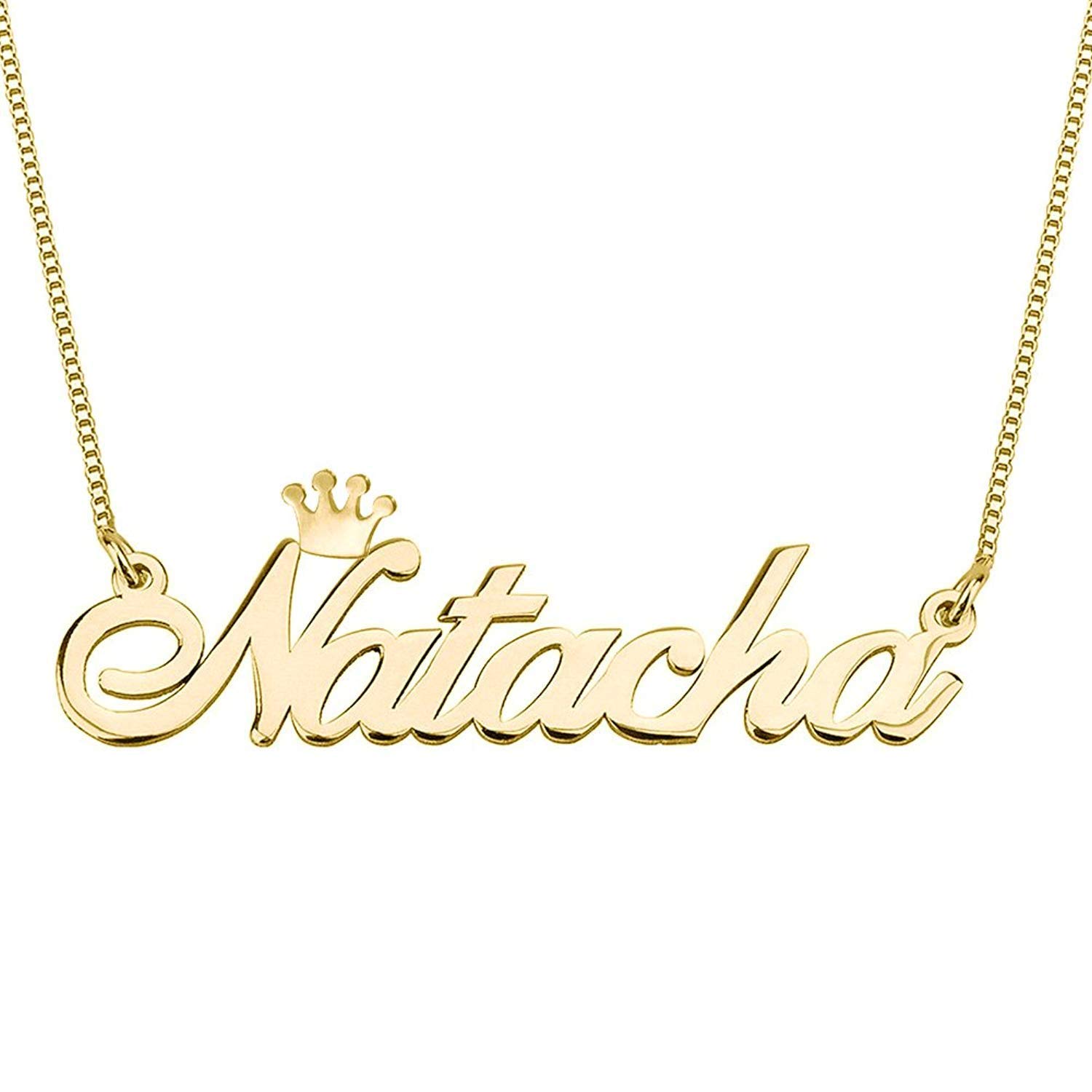 Personalized Name Necklace for Women - Custom Engraved Pendant Jewelry Gift for Best Friends, Mom, Girlfriend | Birthday, Anniversary, Valentine's Day Gift Idea