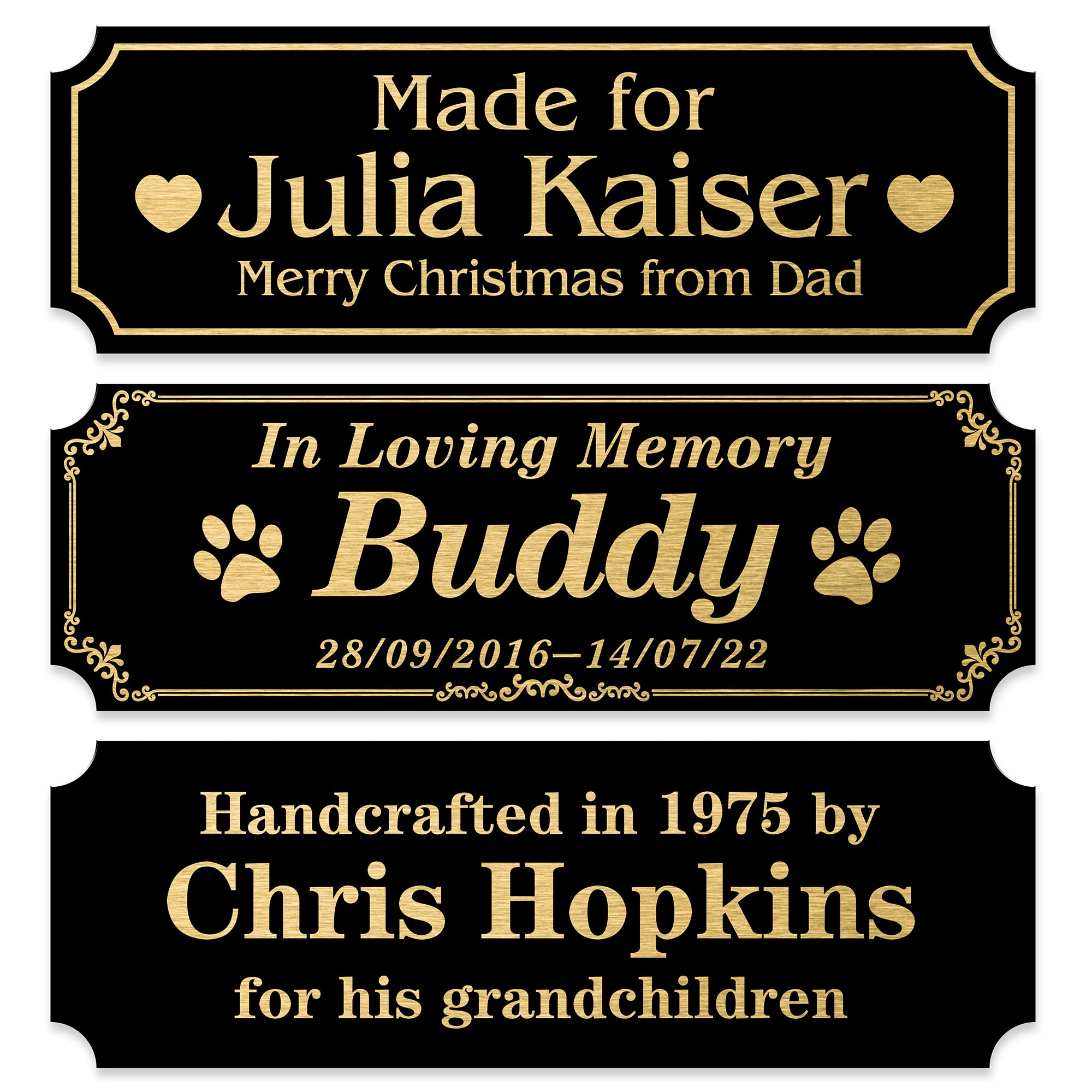 Custom Engraved Name Plates - 3