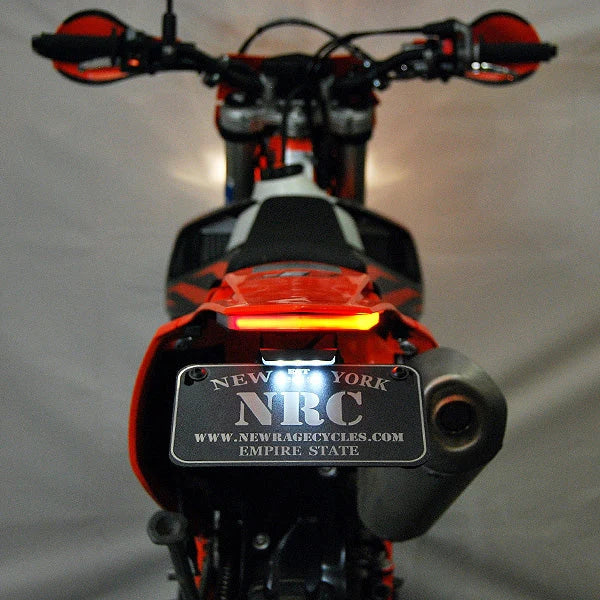 KTM 250 350 450 500 EXC F Fender Eliminator Kit for 2017-2023 Models - Rear Fender Tail Tidy License Plate Mount for Off-Road Motorcycle & Dirt Bike Accessories
