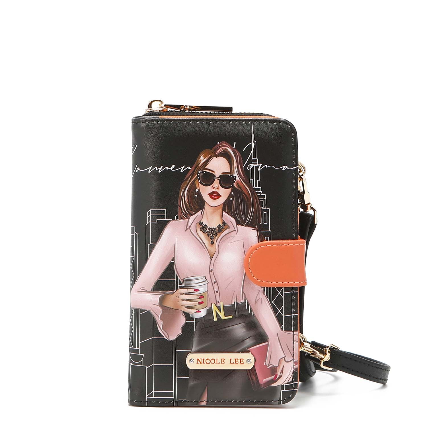 2-Piece Phone Case Crossbody Wallet - Stylish & Secure Phone Holder with Card Slots for Women - Perfect for Travel, Shopping, and Everyday Use