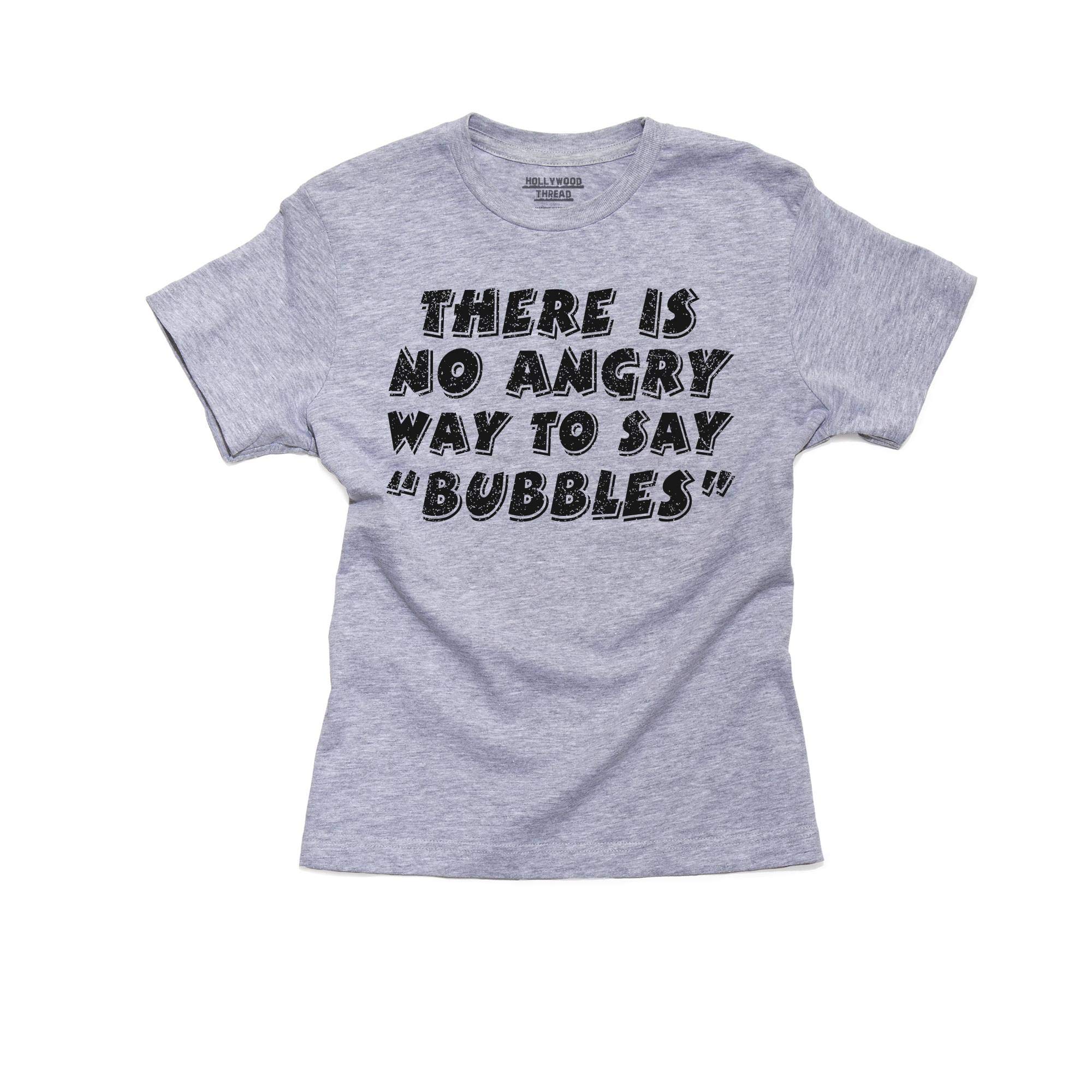 Funny 'There is No Angry Way to Say Bubbles' Youth T-Shirt - Cute Graphic Tee for Kids & Teens - Perfect for School, Playdates & Family Outings
