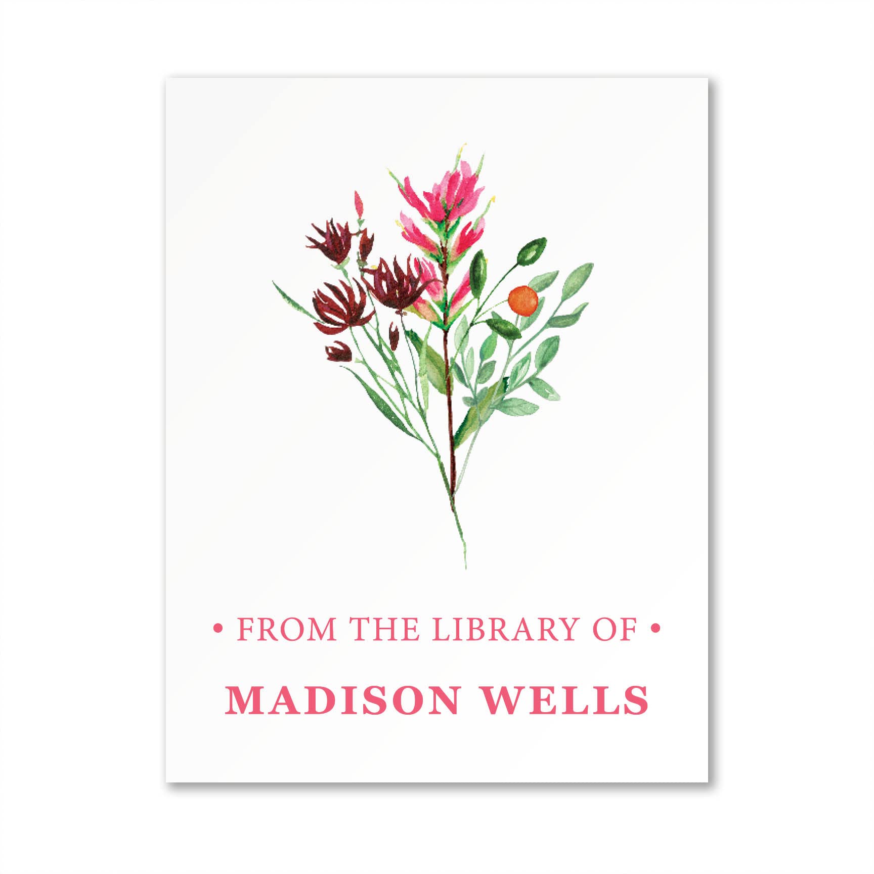 Personalized Bookplate Stickers - Custom Library Labels for Books & Gifts (Set of 84)