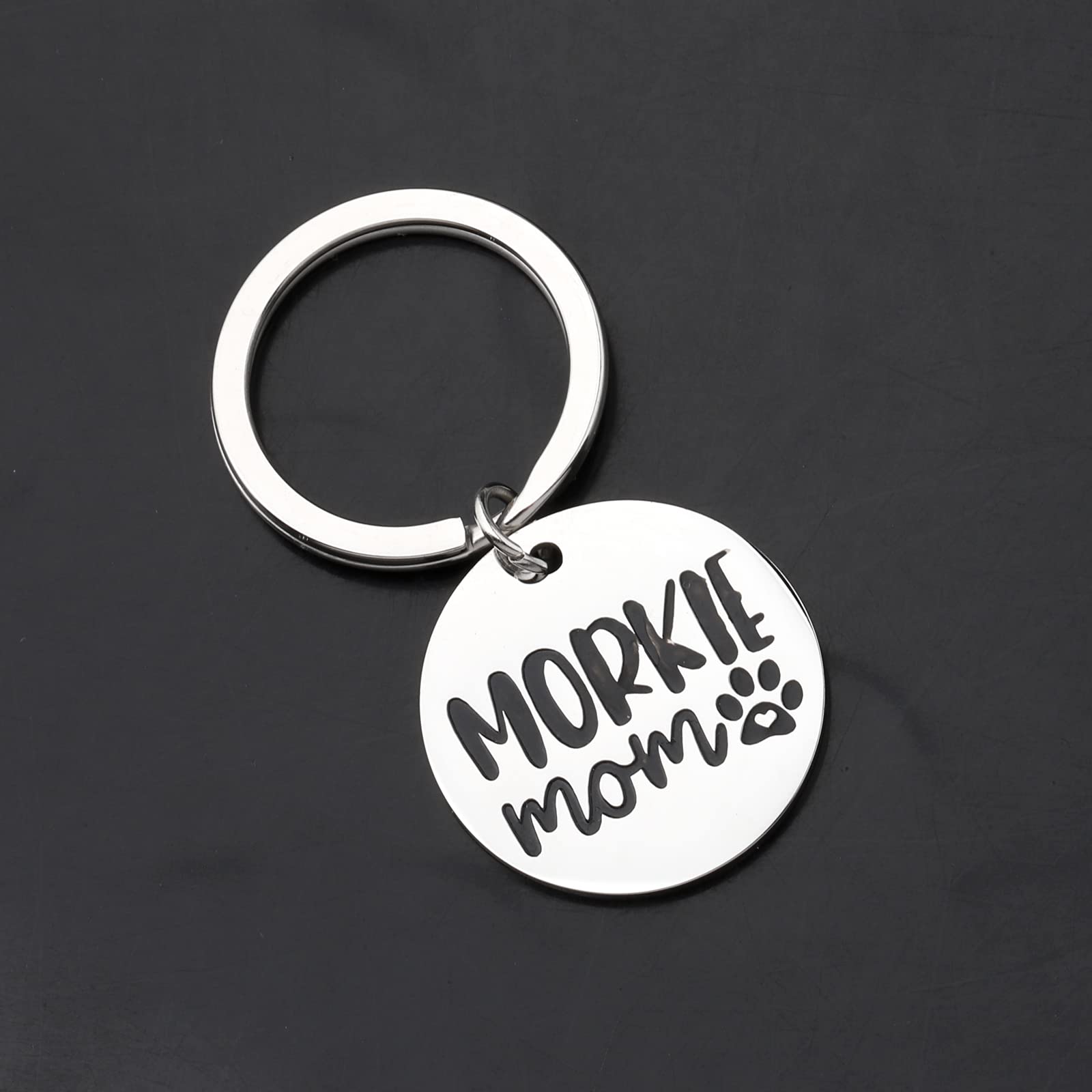 CENWA Morkie Keychain for Dog Lovers - Personalized Gift for Morkie Owners, Morkie Mom, and Morkie Lovers - Perfect for Birthdays, Christmas, and Pet Appreciation Gifts