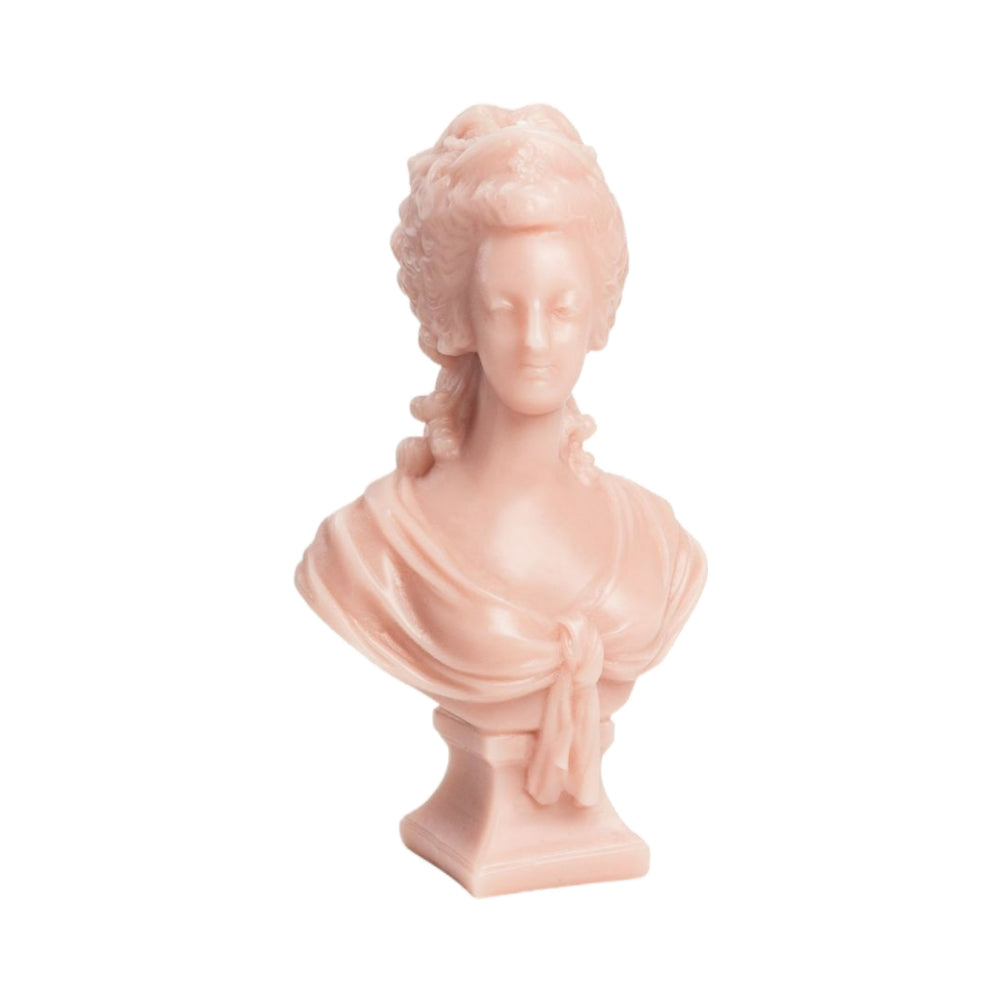 Marie Antoinette Bust Rose Scented Candle - 9 Inch Decorative Home Decor for Romantic Dinner, Bath Relaxation & Gift Giving