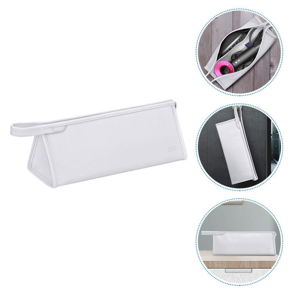 Portable Hair Dryer Storage Bag - Travel Nylon Case for Blow Dryer & Styling Tools
